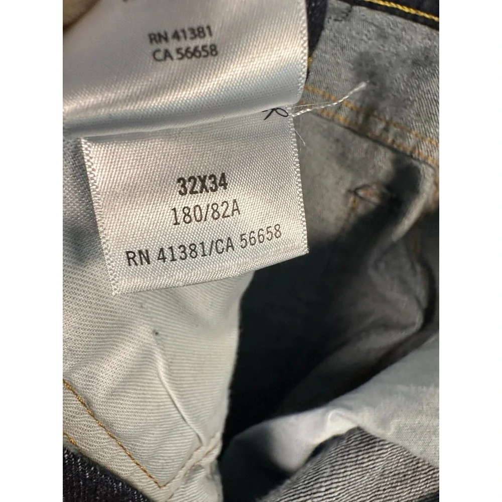 Polo Ralph Lauren Varick Slim‎ Straight Jeans Mens 32x34 Dark Wash Denim